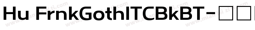 Hu FrnkGothITCBkBT字体转换